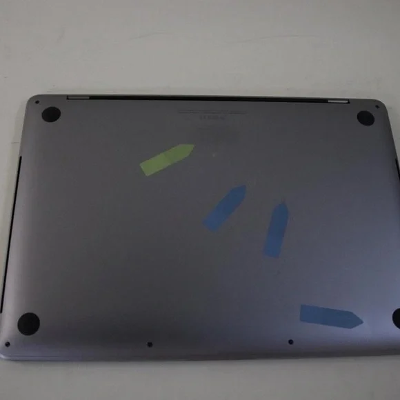 Apple Laptop - Silver with Black and Pink Accents